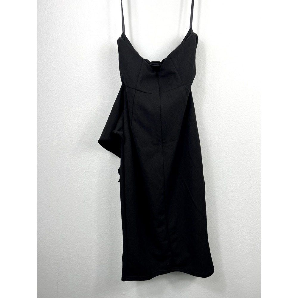 NWT Saints + Secrets Sleeveless‎ Black Mini Dress Size S Ruffle